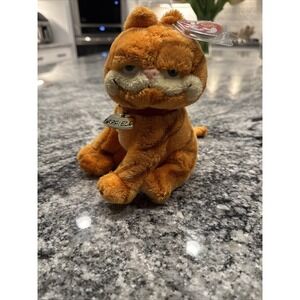 TY Beanie Baby Babies Garfield The Cat Movie 2004 Plush 7" Stuffed Animal Toy